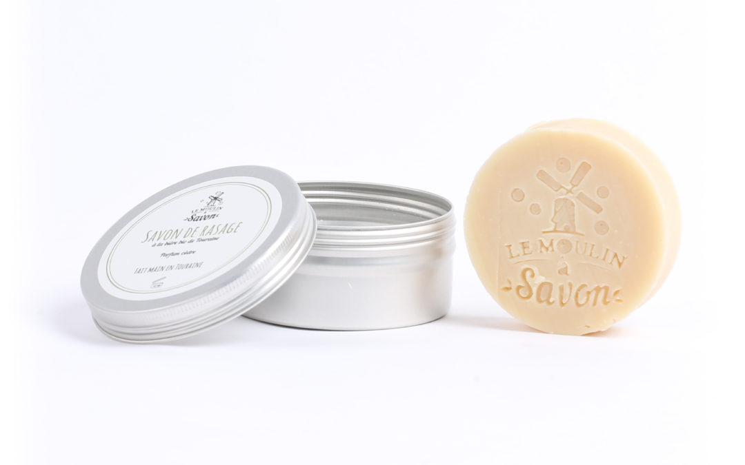 Savon de rasage à la bière de Touraine en boîte