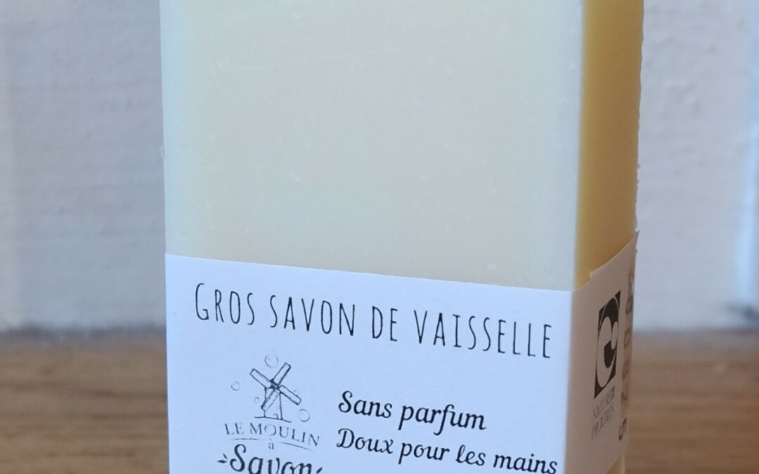 NOUVEAU ! Gros savon de vaisselle