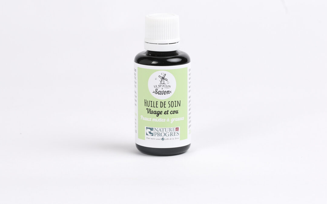 NOUVEAU ! Huile de soin visage et cou peaux mixtes à grasses