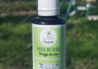 NOUVEAU ! Huile de soin visage et cou peaux mixtes à grasses