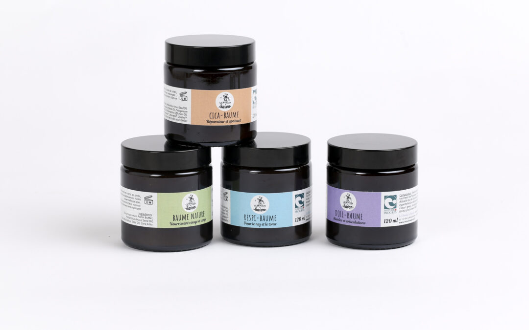 NOUVEAU ! Nos baumes existent en 120ml